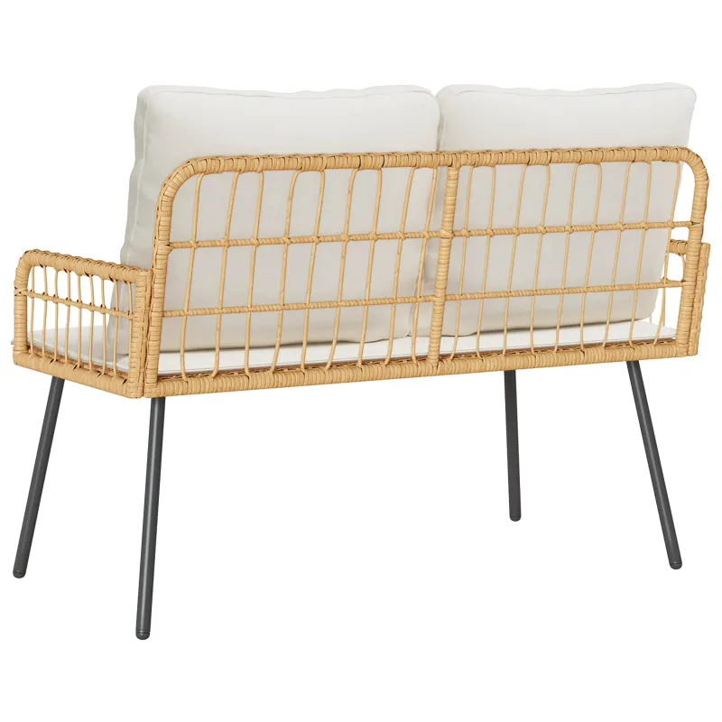 Sodo suolas su pagalve Gamta 114 x 64 x 90cm Plienas