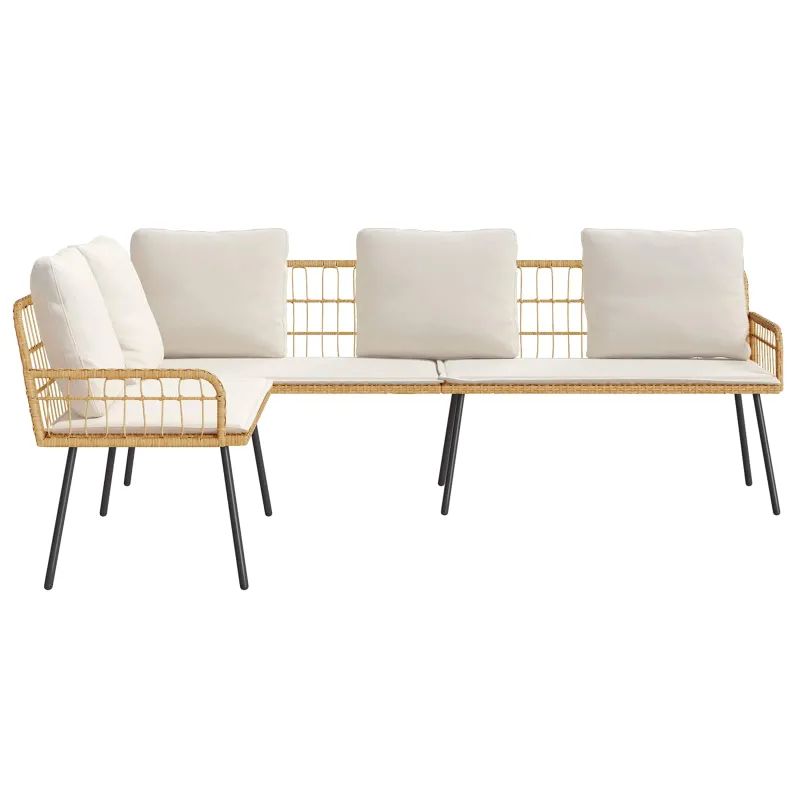 Sofa su pagalve Gamta 173 x 231 x 90cm Plienas