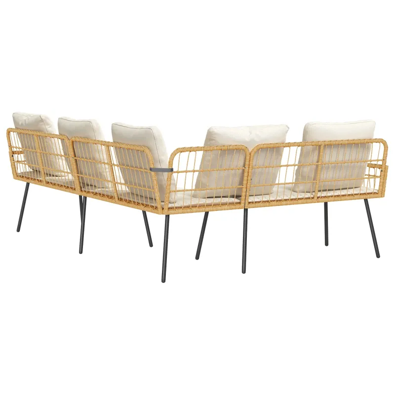 Sofa su pagalve Gamta 173 x 231 x 90cm Plienas