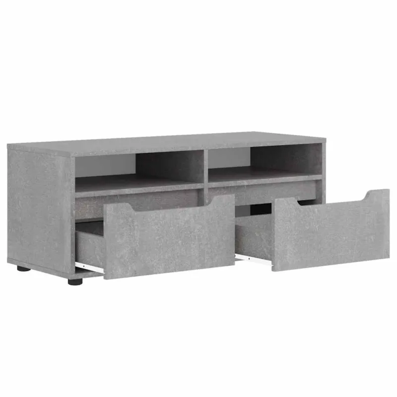 televizoriaus spintelė VISNES Betoninė pilka 100x40x38 cm
