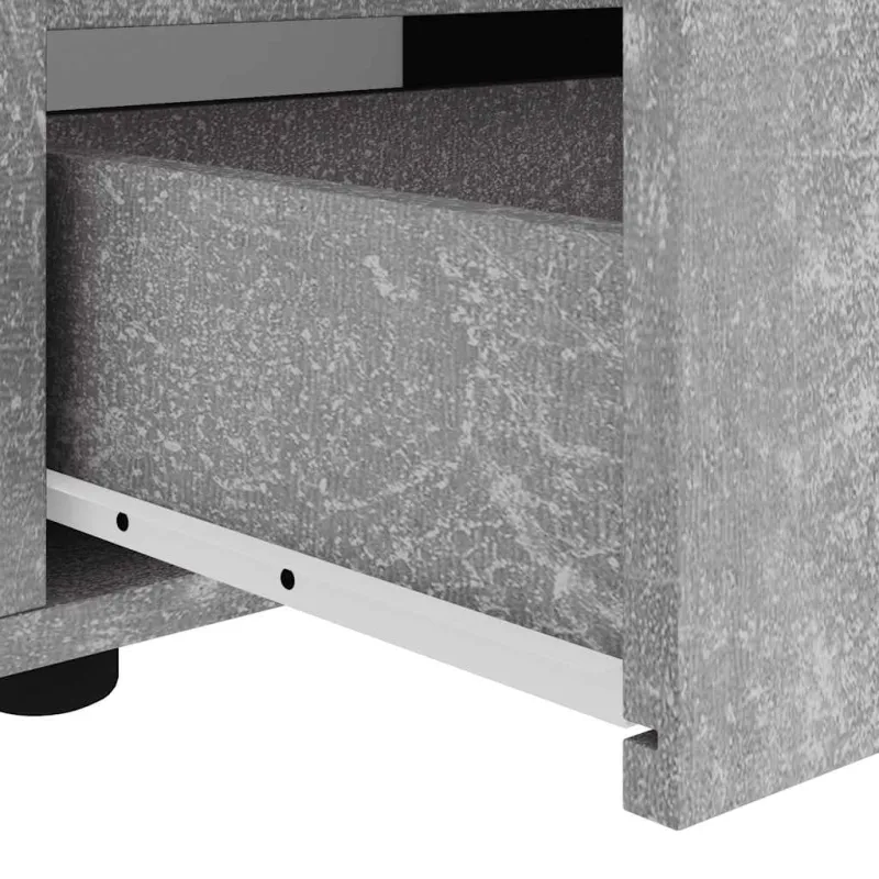 televizoriaus spintelė VISNES Betoninė pilka 100x40x38 cm