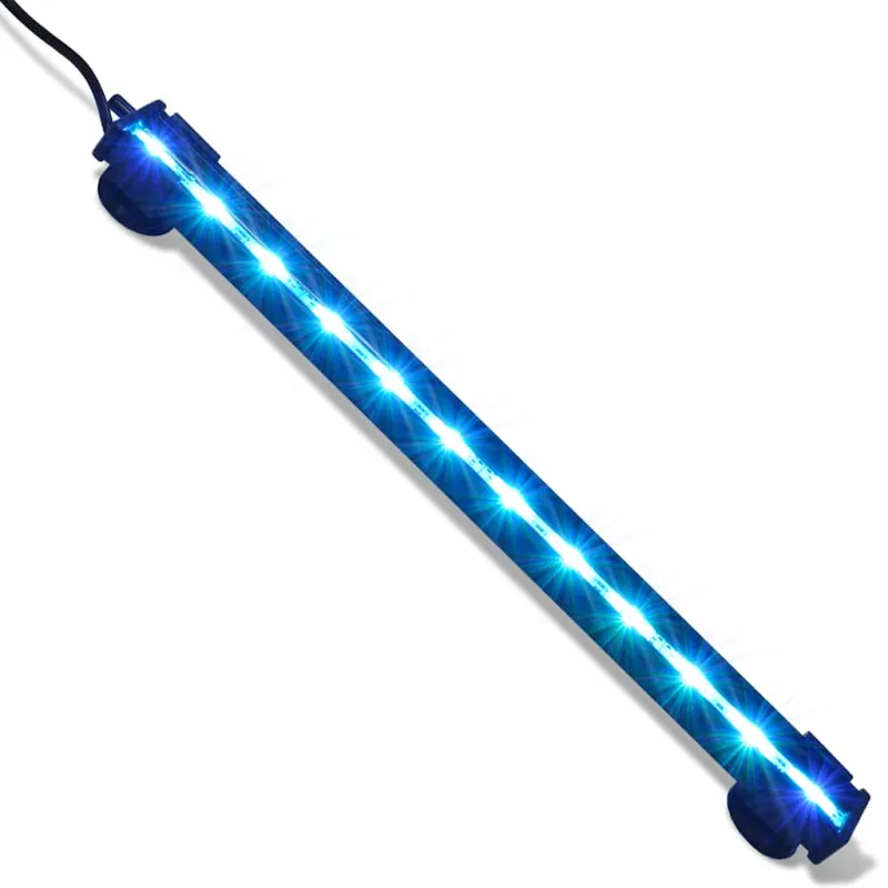 Povandeninės LED burbulus skleidžiančios akvariumo lempos, RGB, 32cm
