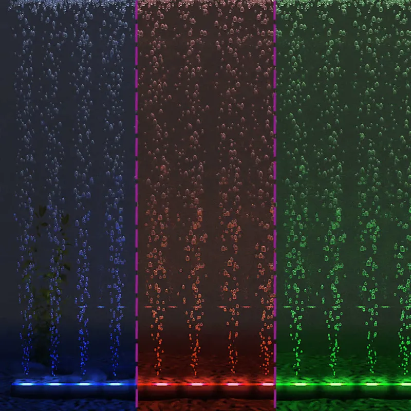 LED burbulinių akvariumo lempos, RGB, 107cm