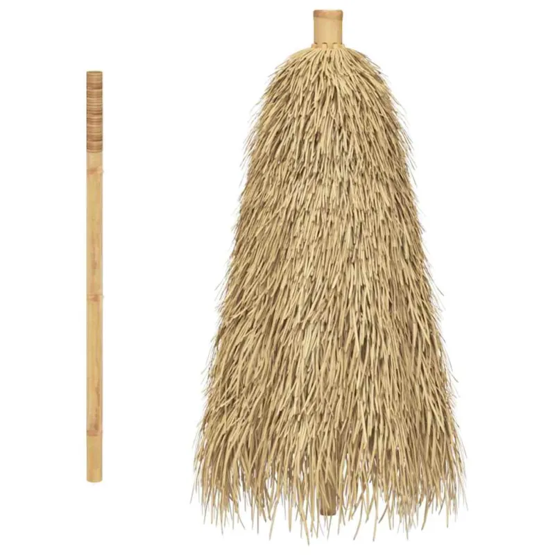 Skėtis nuo saulės, 270cm, bambukas, su stogu iš bananų lapų