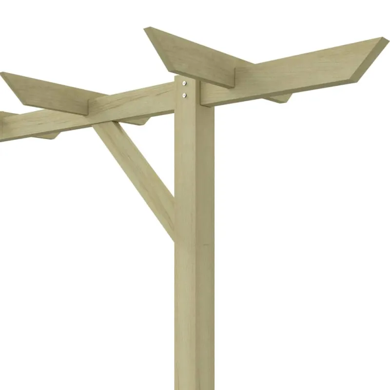 Sodo pergolė, 205x40x203cm, mediena