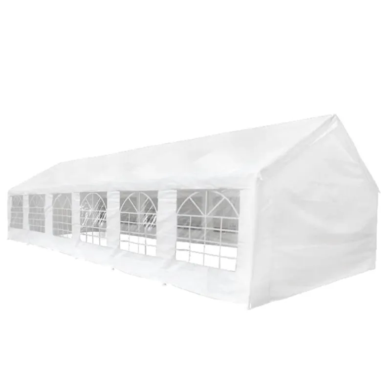 Palapinės medžiaga be rėmo Baltas 12 x 6 m PE