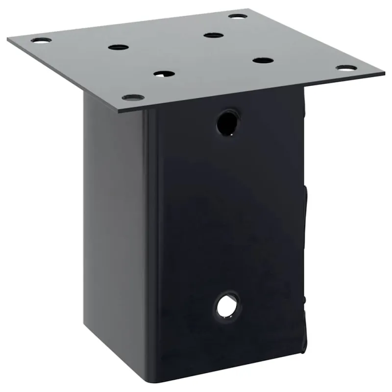 Stulpų pagrindai kvadratiniai, 12vnt., antracito sp., 91x91mm