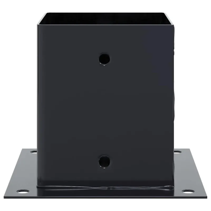 Stulpų pagrindai kvadratiniai, 4vnt., antracito sp., 121x121mm