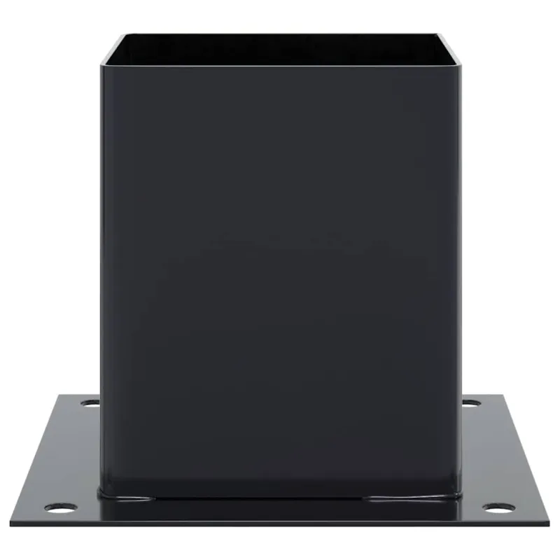 Stulpų pagrindai kvadratiniai, 12vnt., antracito sp., 121x121mm