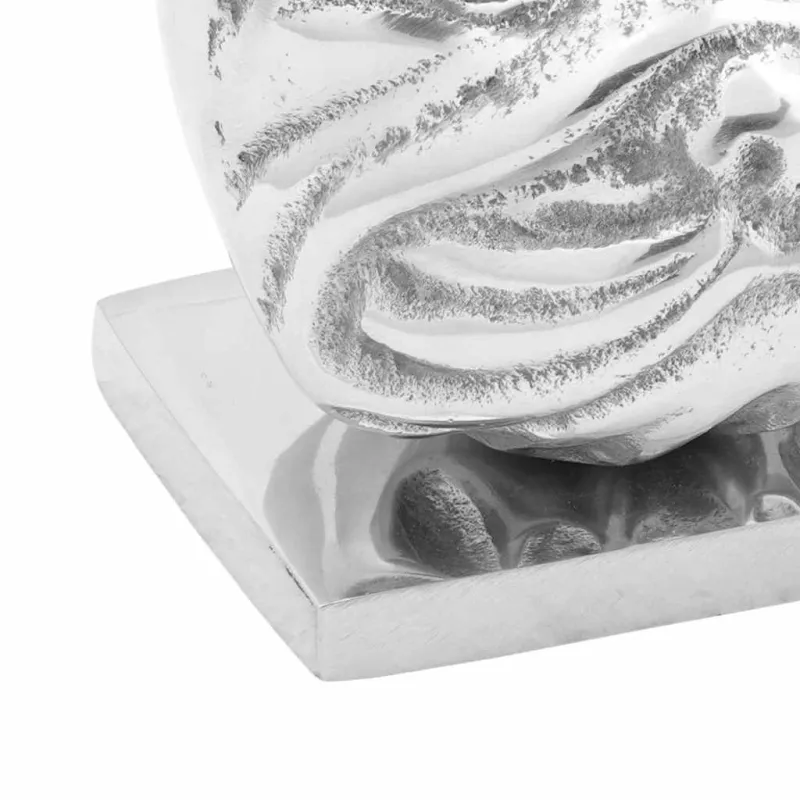 Knygų atramos 2 pcs Sidabro 8 x 12 x 16,5 cm Aliuminis