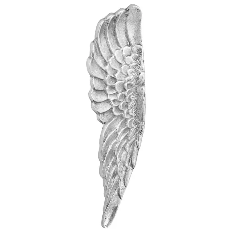Sparnų skulptūra 2 pcs Sidabro 31 x 5 x 91 cm Aliuminis