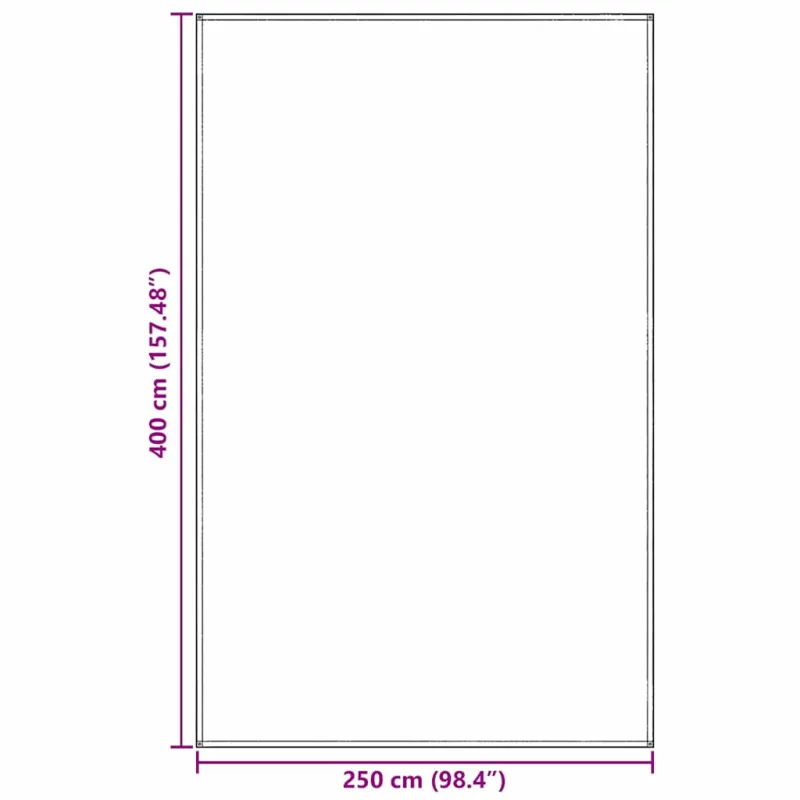 Palapinės kilimėlis Mėlyna ir Pilka 400 x 250 cm Polietilenas