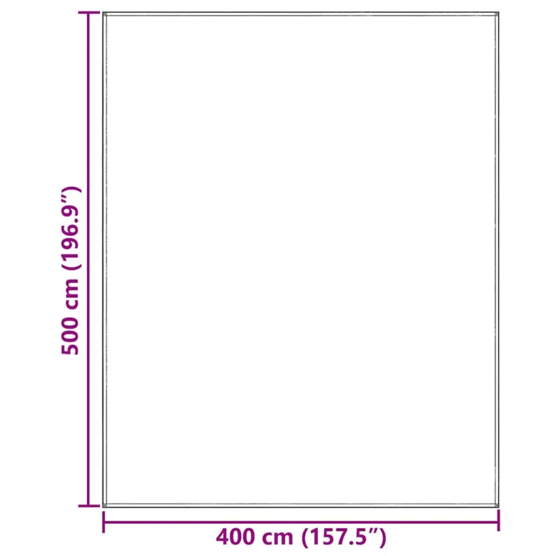 Palapinės kilimėlis Mėlyna ir Pilka 500 x 400 cm Polietilenas