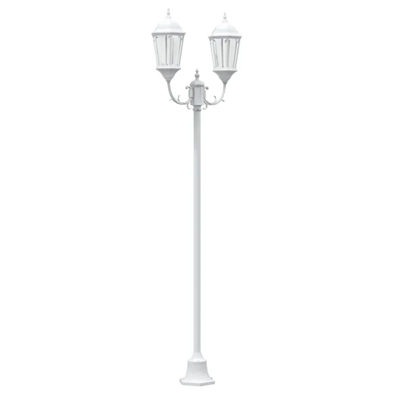 Sodo šviesa Balta 68 x 20 x 235 cm Aliuminis ir stiklas