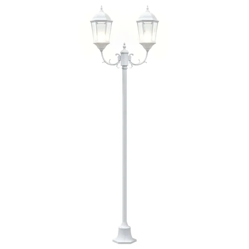 Sodo šviesa Balta 68 x 20 x 235 cm Aliuminis ir stiklas