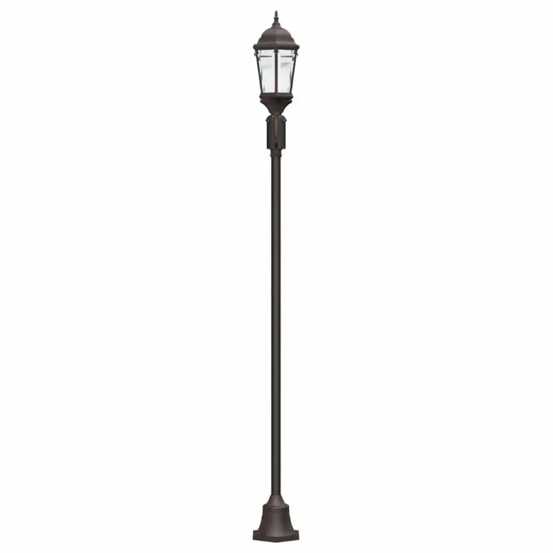 Sodo šviesa Bronzinė 68 x 20 x 235 cm Aliuminis ir stiklas