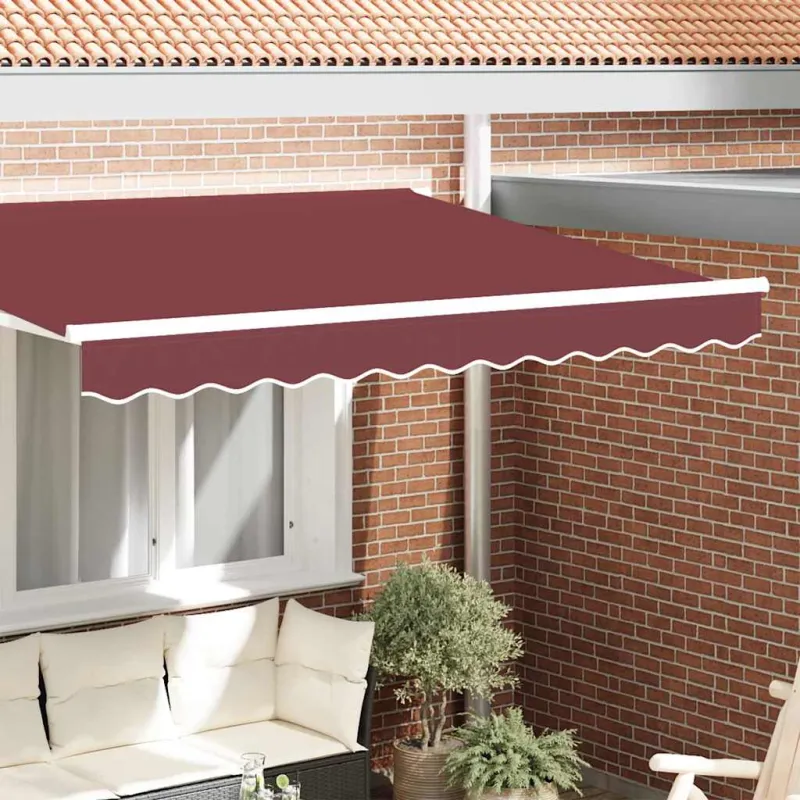 Markizės pakraščio pakeitimas Burgundijos dryžuota 2,5 m