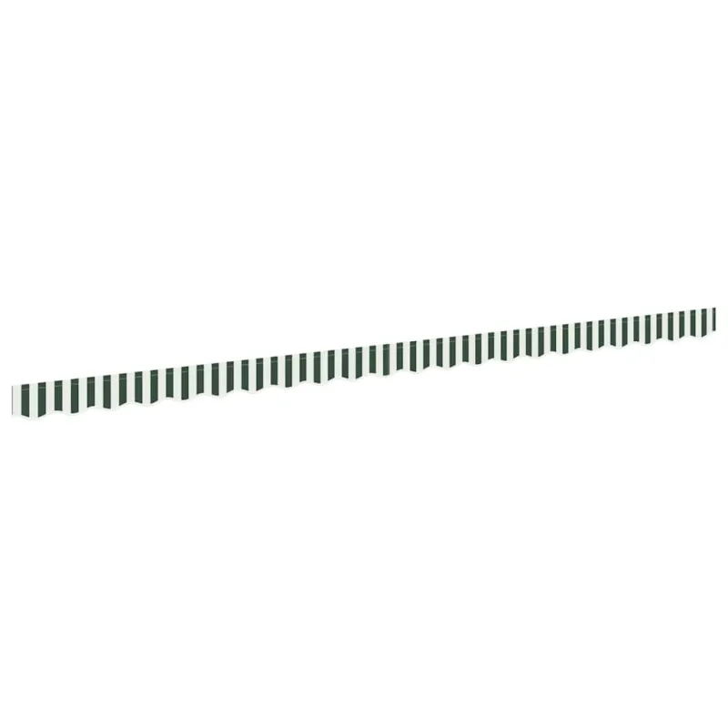 Markizės pakraščio pakeitimas Žalia ir balta 480 x 20 cm