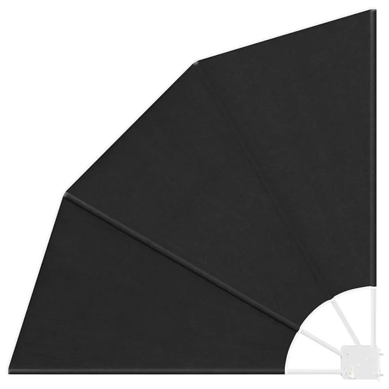 Balkono privatumo ekranas 115 x 115 cm Poliesteris Antracito