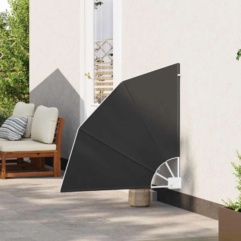 Balkono privatumo ekranas 115 x 115 cm Poliesteris Antracito