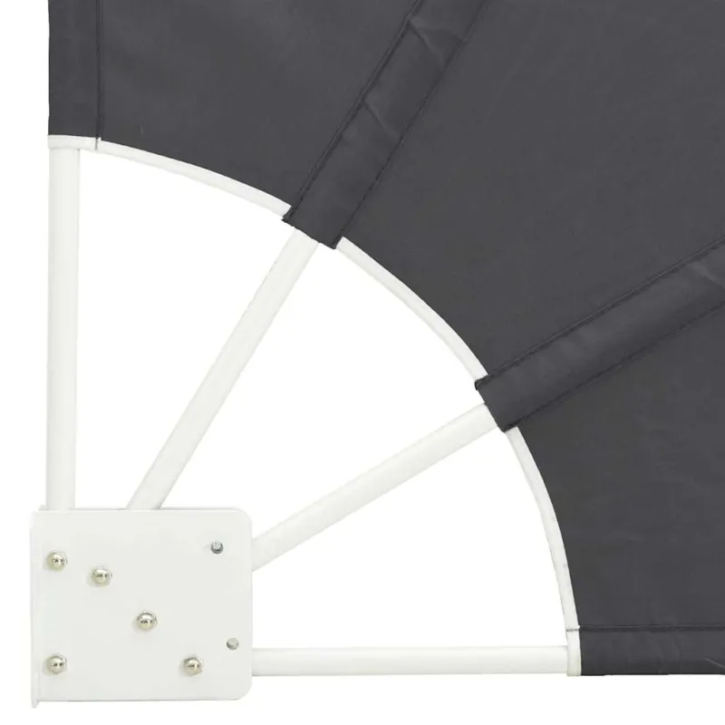 Balkono privatumo ekranas 115 x 115 cm Poliesteris Juoda