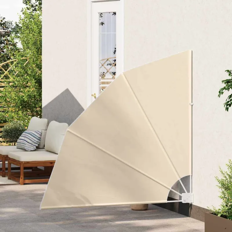 Balkono privatumo ekranas 140 x 140 cm Poliesteris Smėlio