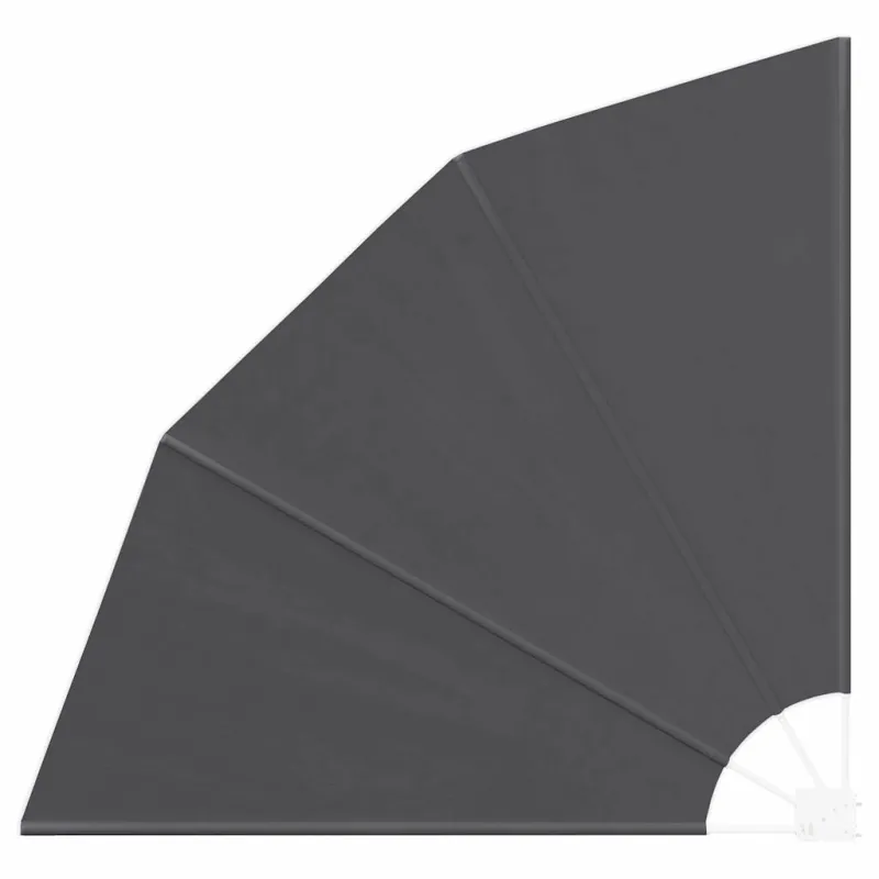 Balkono privatumo ekranas 140 x 140 cm Poliesteris Juoda