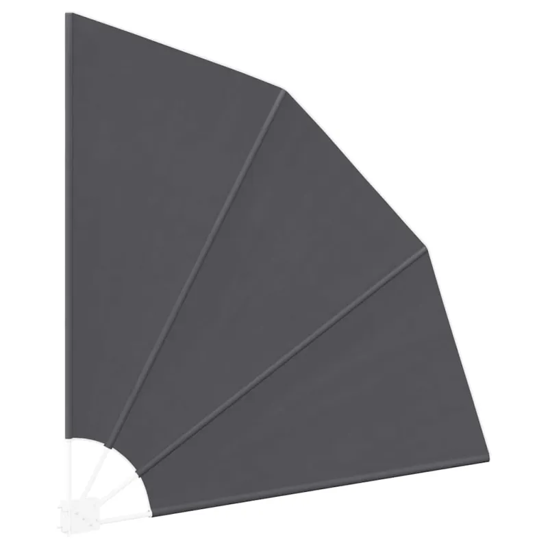 Balkono privatumo ekranas 140 x 140 cm Poliesteris Juoda