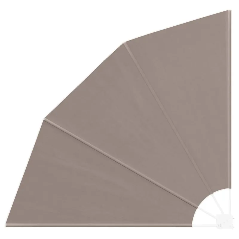 Balkono privatumo ekranas 140 x 140 cm Poliesteris Taupe