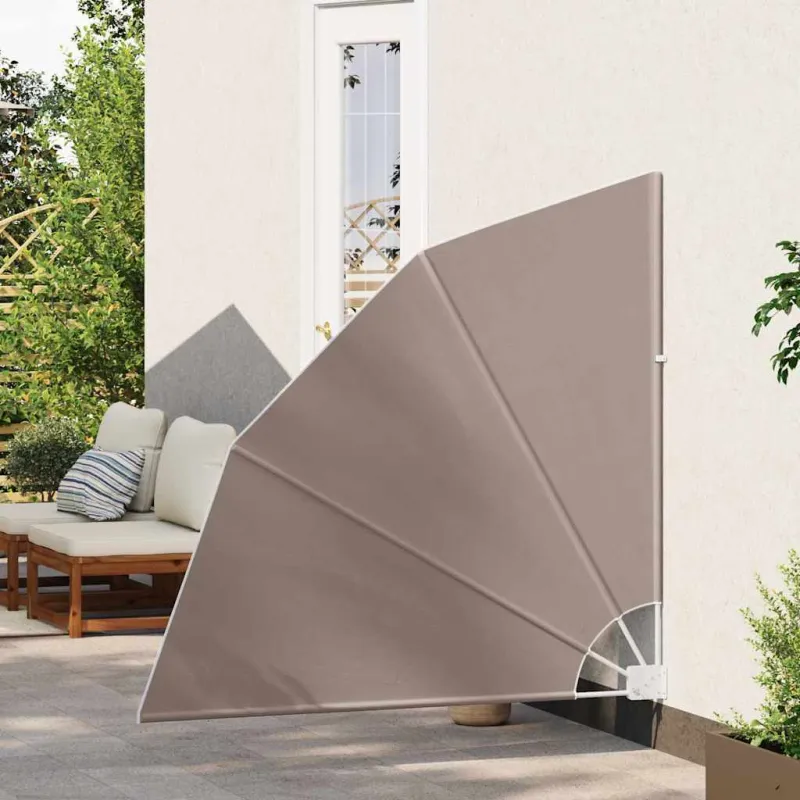 Balkono privatumo ekranas 140 x 140 cm Poliesteris Taupe