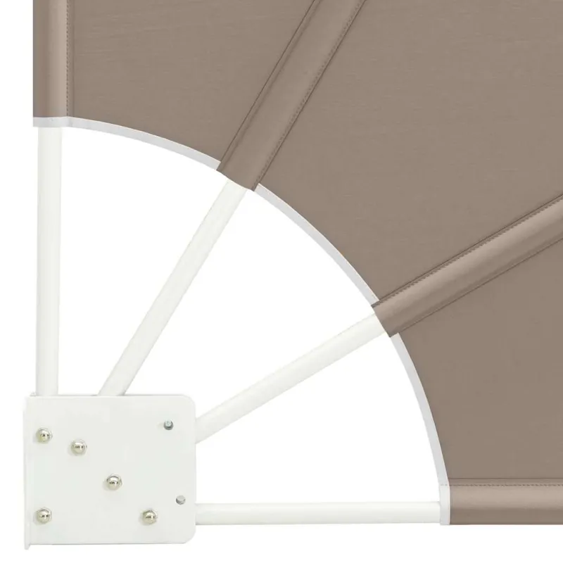 Balkono privatumo ekranas 140 x 140 cm Poliesteris Taupe