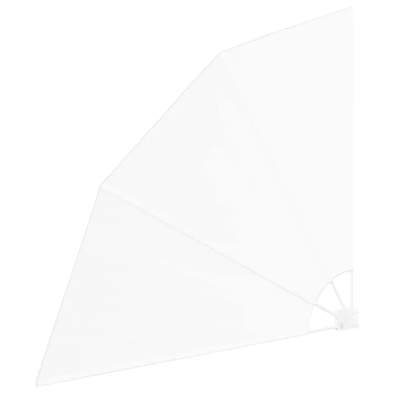 Balkono privatumo ekranas 140 x 140 cm Poliesteris Balta