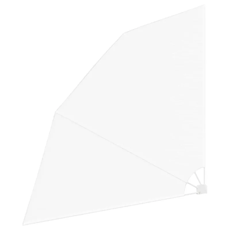 Balkono privatumo ekranas 210 x 210 cm Poliesteris Balta