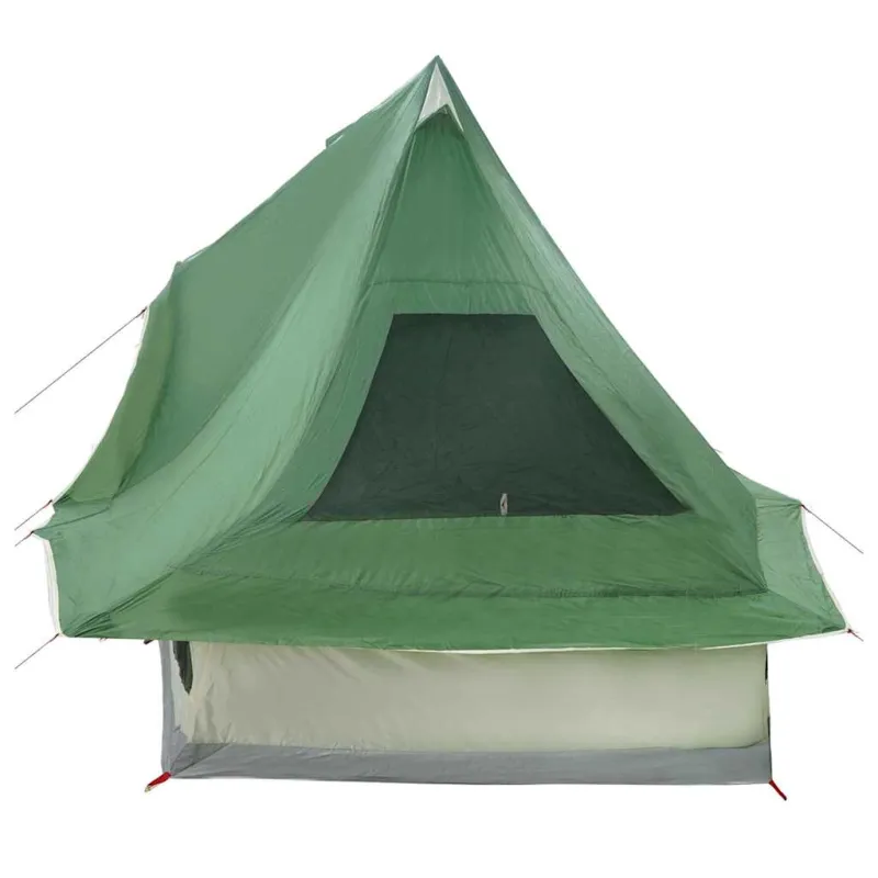 Tipi palapinė su stogu Žalia 466 x 310 x 240 cm tafta