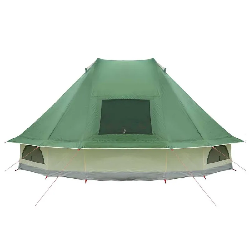 Tipi palapinė su stogu Žalia 466 x 310 x 240 cm tafta