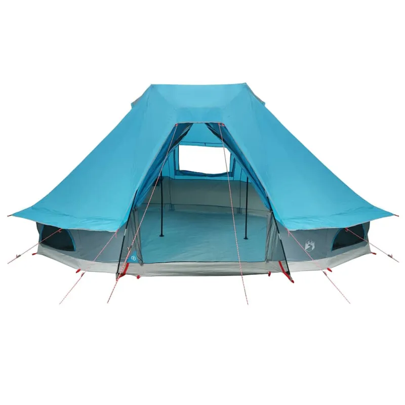 Tipi palapinė su stogu Mėlyna 466 x 310 x 240 cm tafta