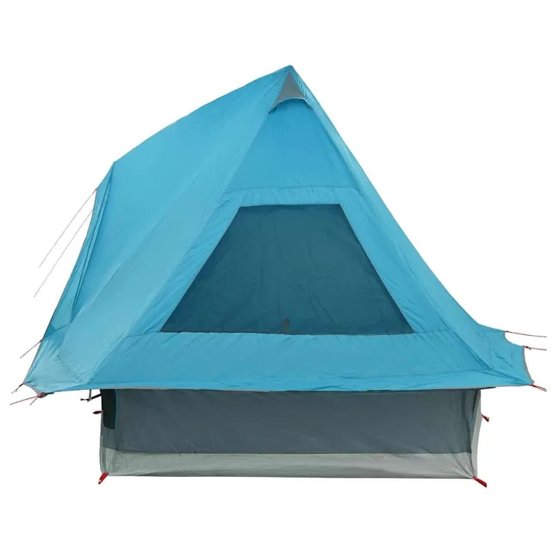 Tipi palapinė su stogu Mėlyna 466 x 310 x 240 cm tafta