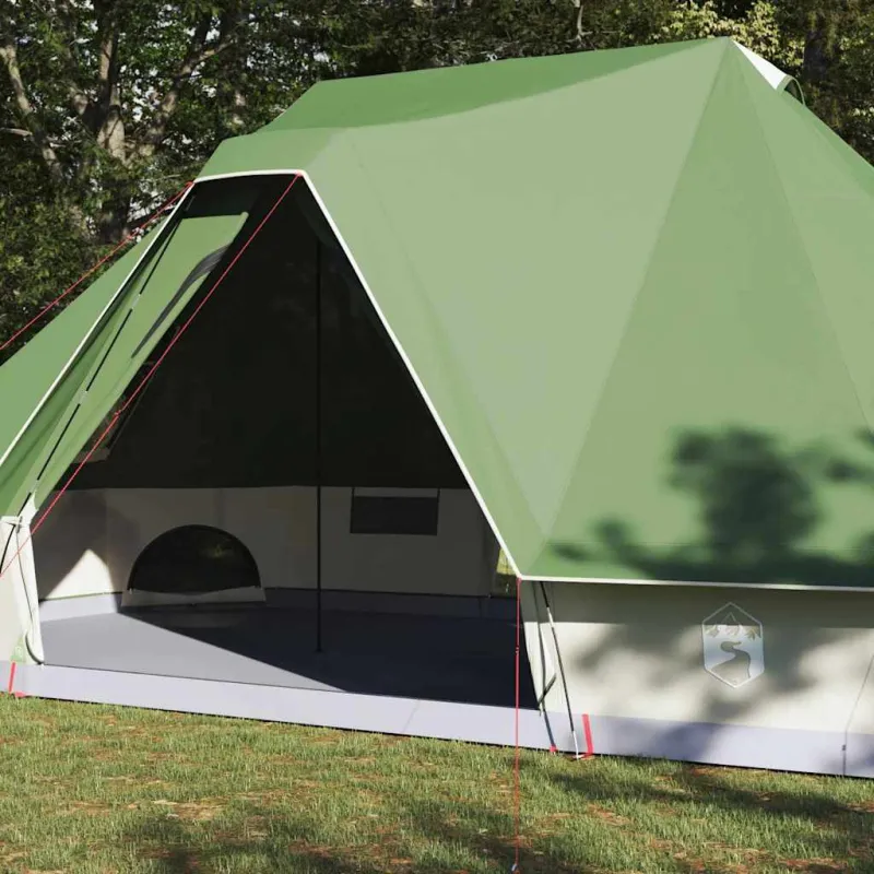 Tipi palapinė su stogu Žalia 680 x 430 x 270 cm tafta