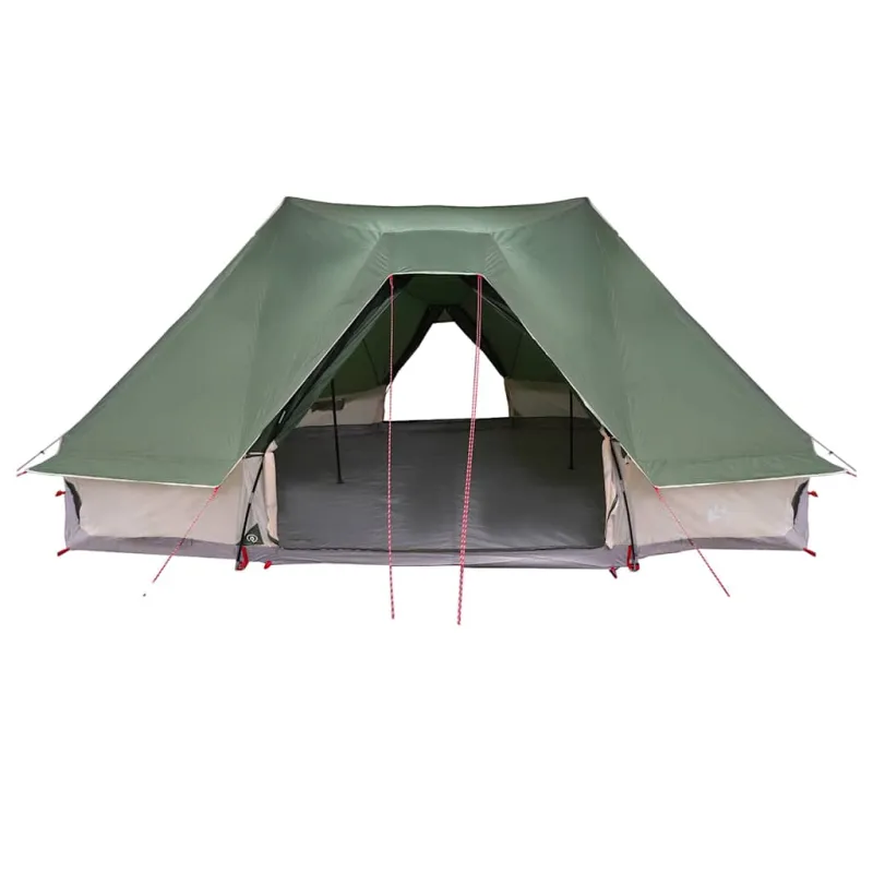 Tipi palapinė su stogu Žalia 680 x 430 x 270 cm tafta