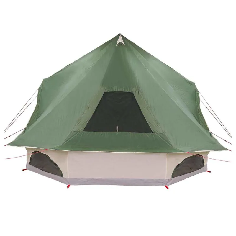 Tipi palapinė su stogu Žalia 680 x 430 x 270 cm tafta