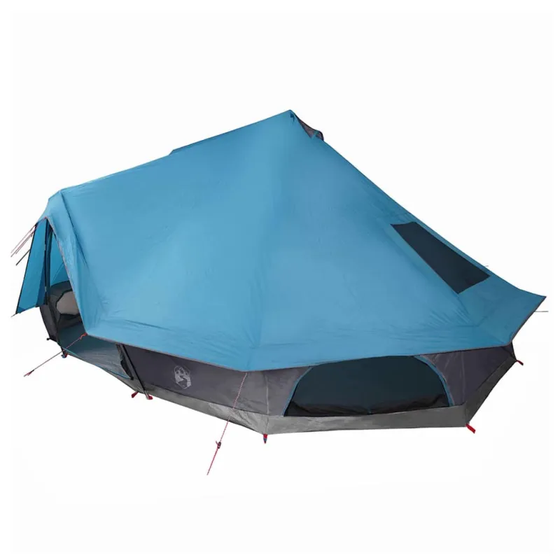 Tipi palapinė su stogu Mėlyna 680 x 430 x 270 cm tafta