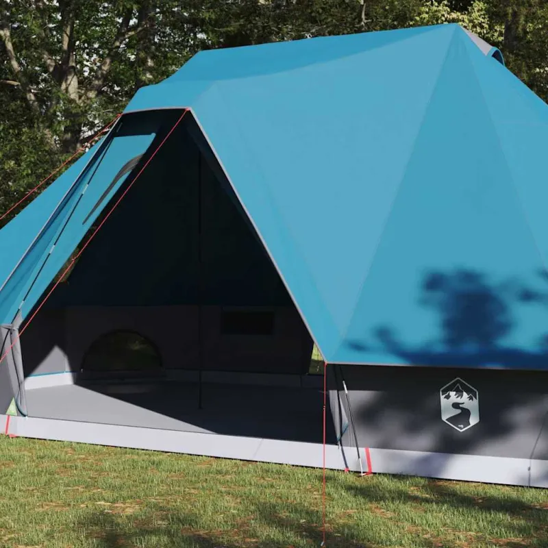 Tipi palapinė su stogu Mėlyna 680 x 430 x 270 cm tafta