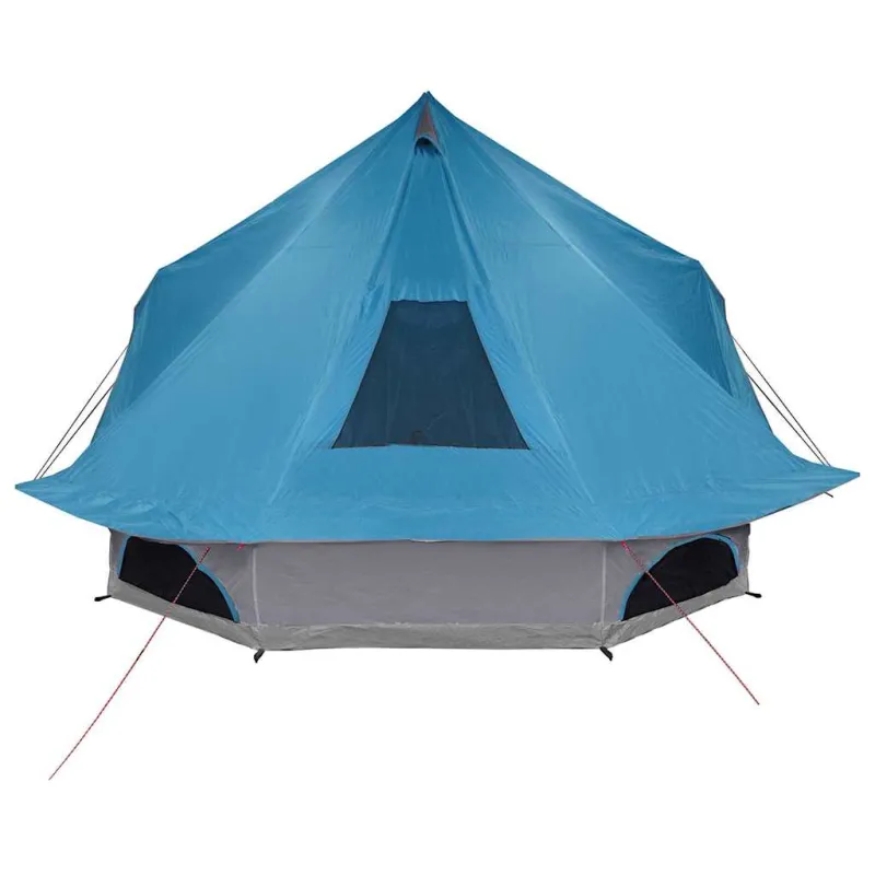 Tipi palapinė su stogu Mėlyna 680 x 430 x 270 cm tafta
