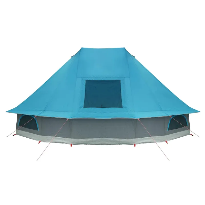 Tipi palapinė su stogu Mėlyna 680 x 430 x 270 cm tafta