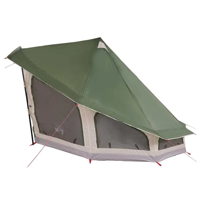 Tipi palapinė su stogu Žalia 508 x 470 x 300 cm tafta