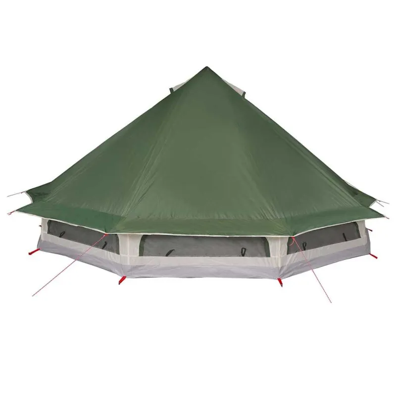 Tipi palapinė su stogu Žalia 508 x 470 x 300 cm tafta