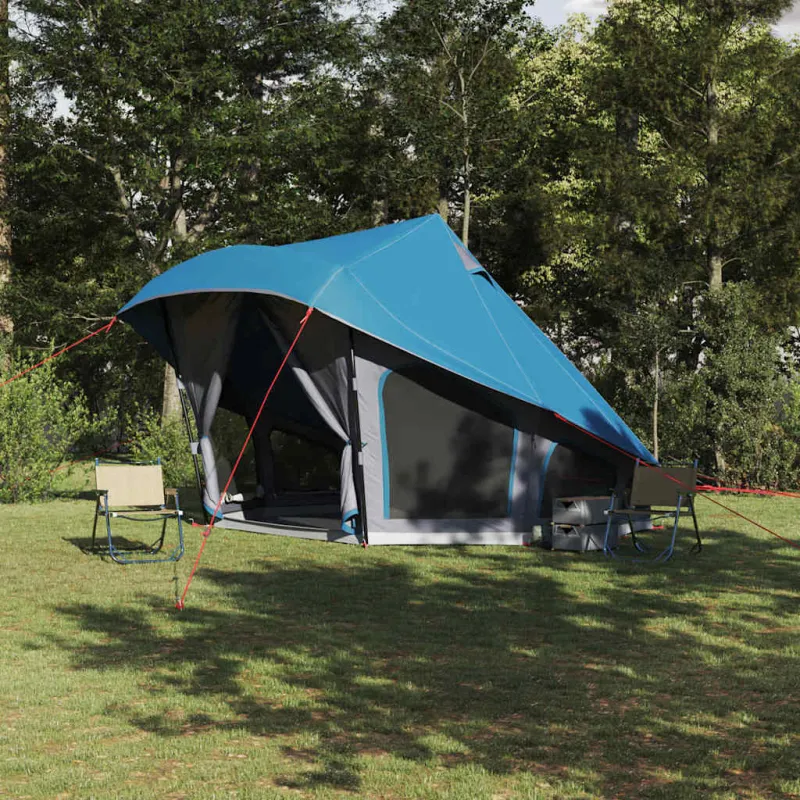 Tipi palapinė su stogu Mėlyna 508 x 470 x 300 cm tafta