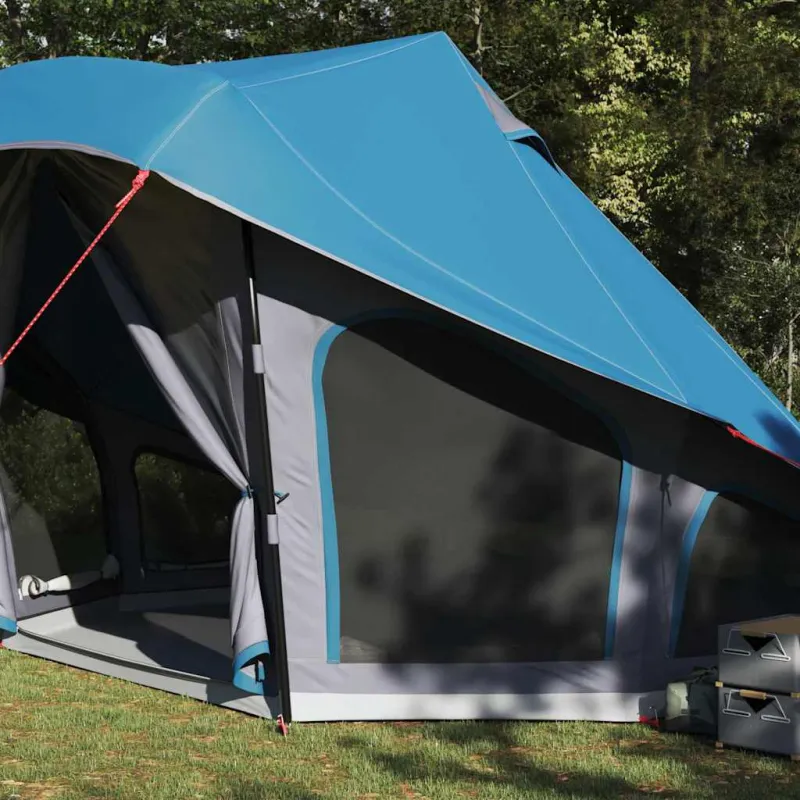 Tipi palapinė su stogu Mėlyna 508 x 470 x 300 cm tafta