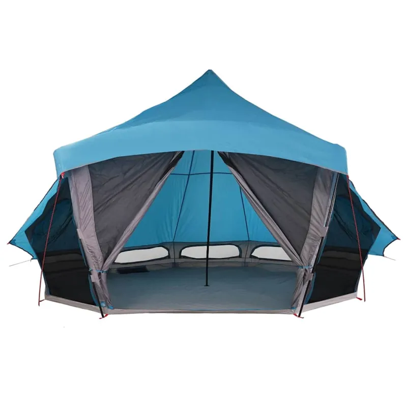 Tipi palapinė su stogu Mėlyna 508 x 470 x 300 cm tafta