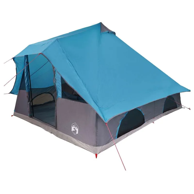 Tipi palapinė su stogu Mėlyna 358 x 296 x 258 cm tafta